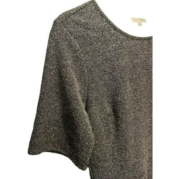 Mystree Ladies Flowy Career Business Sophisticated Gray Scoop Dress SZ Large - Picture 6 of 7